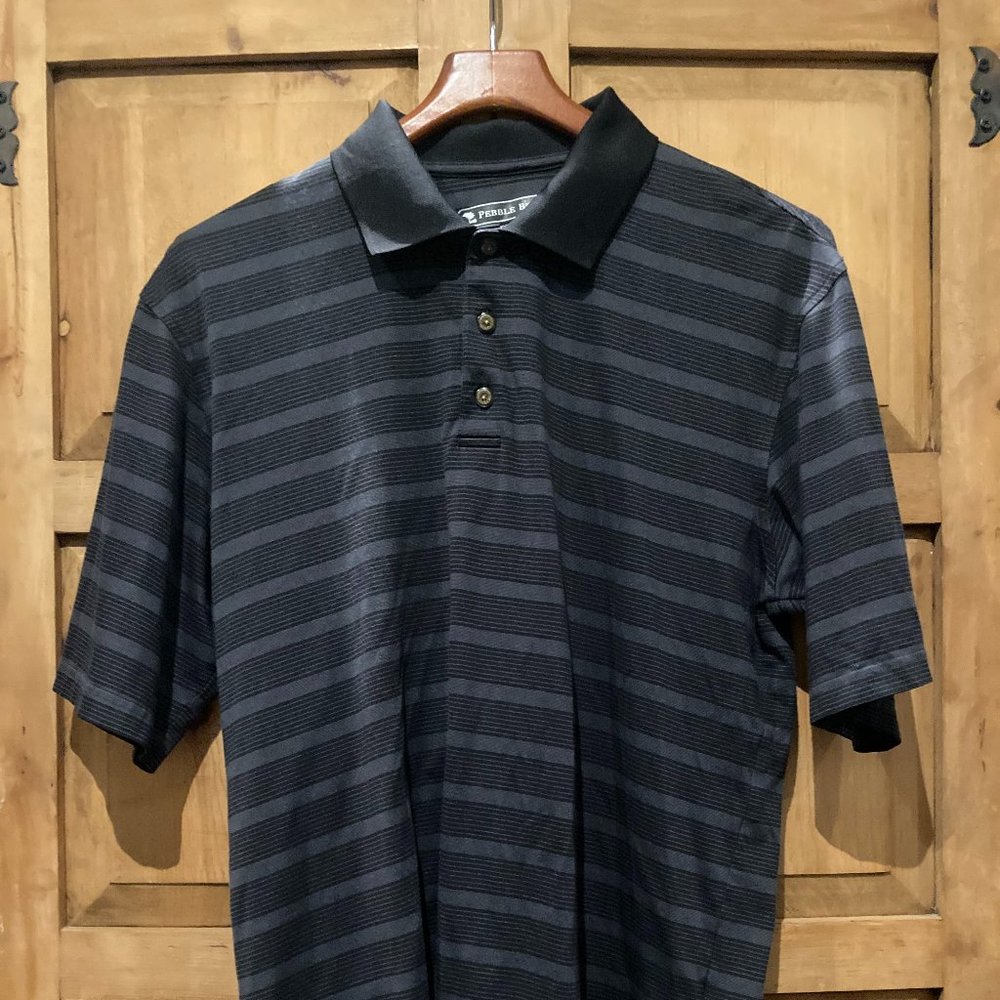 Pebble Beach Large Performance Golf Short Sleeve Polo
